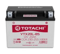 аккумулятор totachi moto ytx20l-bs 20 а/ч l фото